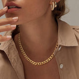 Collier de Lien Cubain Épais | Or