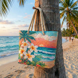 Sac de Plage Artisanale | Ambiance Tropicale