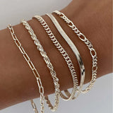 Ensemble de bracelets Ellis Renner | Doré