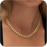 Collier de Lien Cubain Épais | Or
