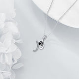 Collier avec pendentif de patte de chien 'Ami Fidèle'