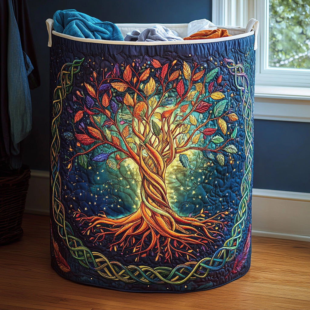 Arbre de la Vie | Panier à Linge Fait Main
