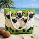 Sac de Plage Artisanale | Nuages de Moutons