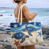 Sac de Plage Artisanale | Évasion Marine Tortue