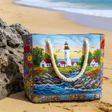 Sac de Plage Artisanale | Éclat du Phare