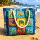 Sac de Plage Artisanale | Tortue Paisible