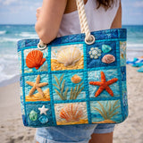 Sac de Plage Artisanale | Coquillages Marins