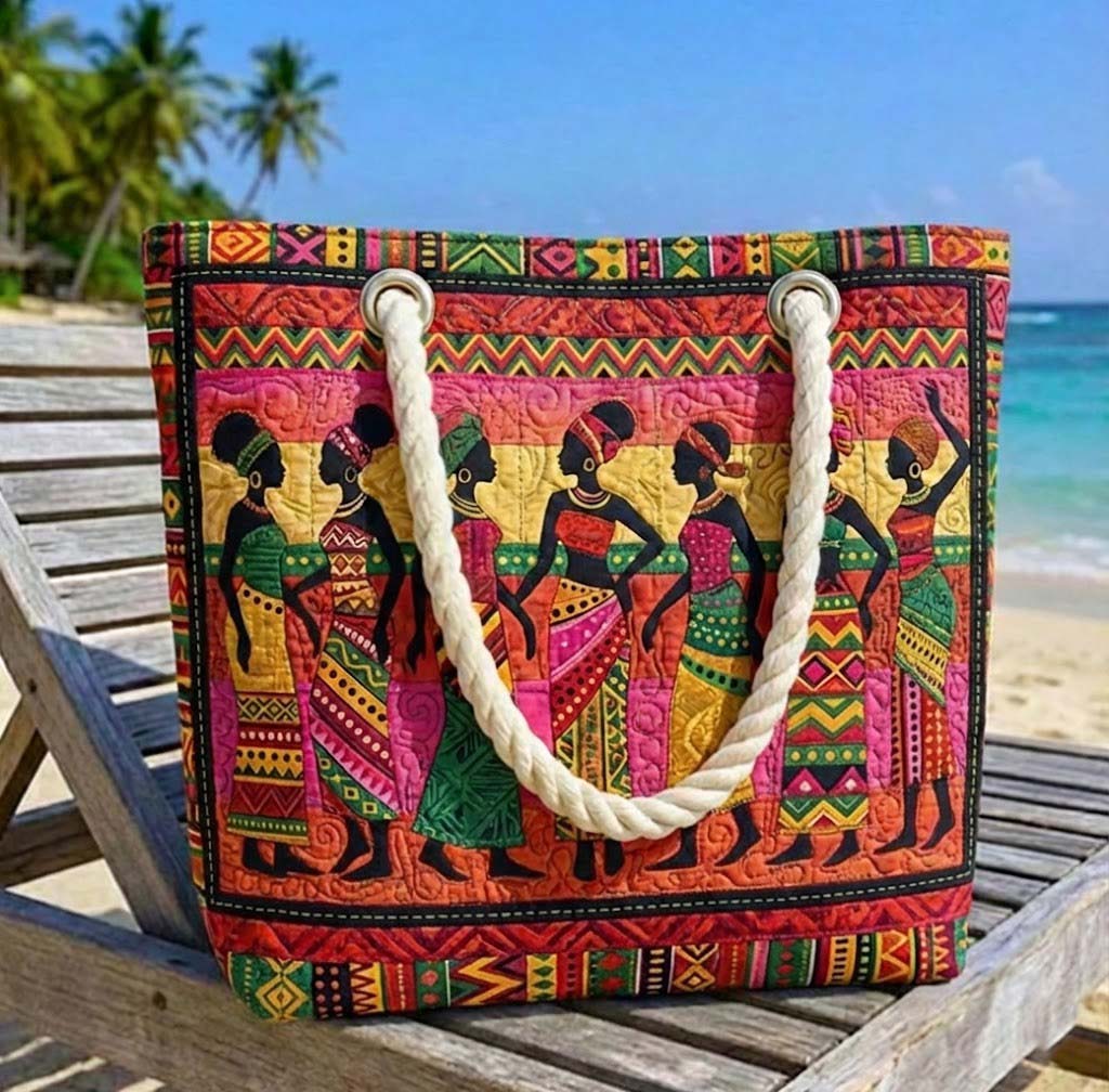 Sac de Plage Fait Main | Reines de Mélanine