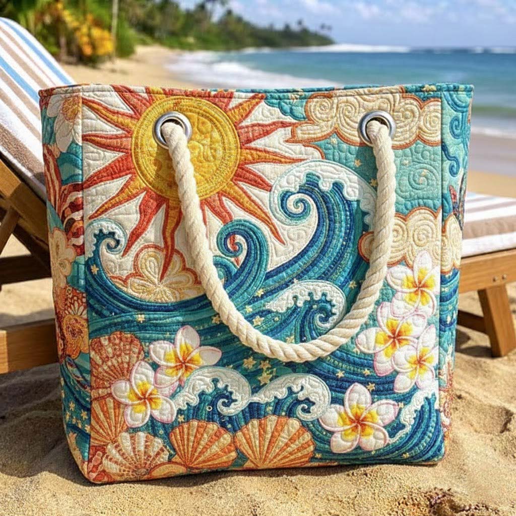 Sac de Plage Fait Main | Halo Chaud