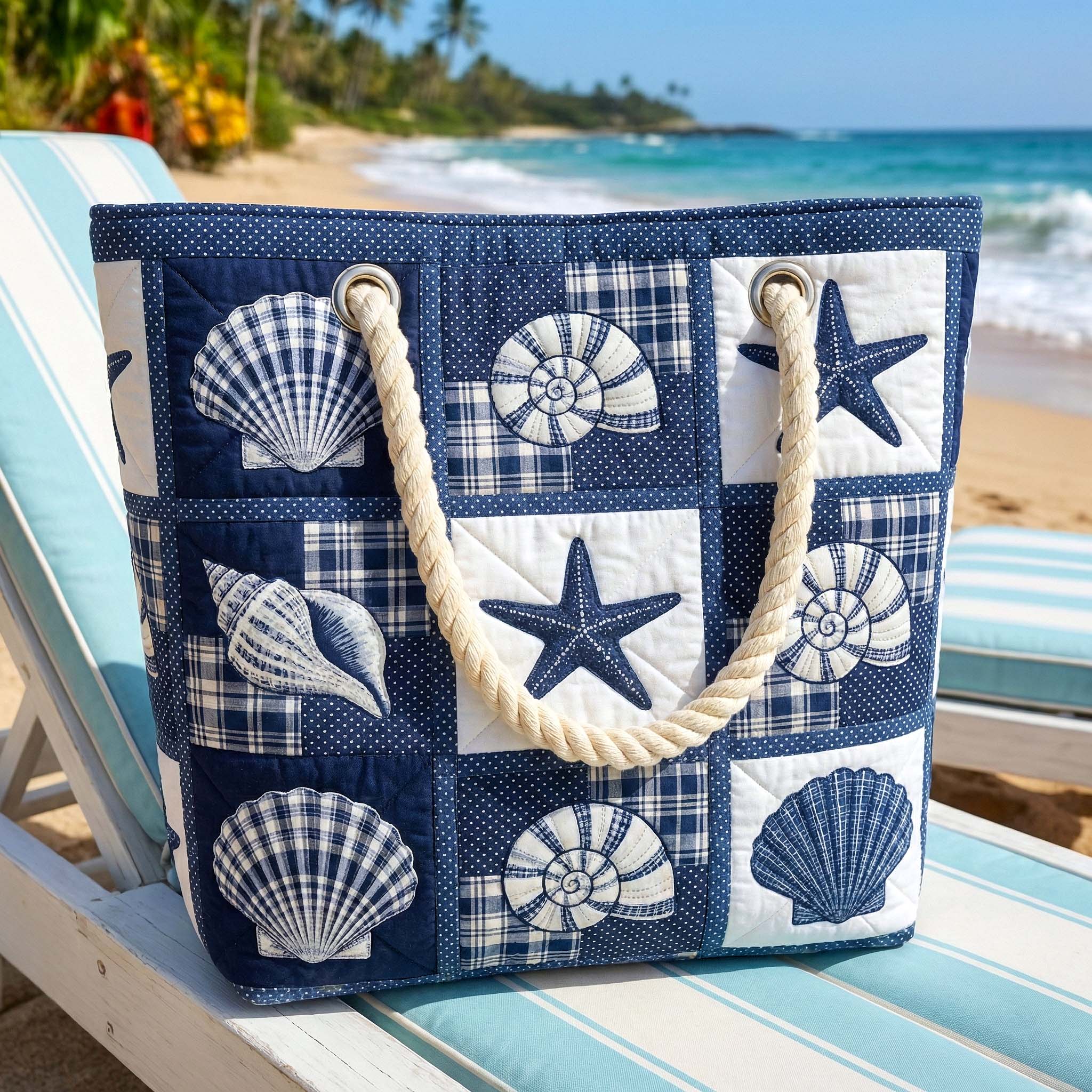 Sac de Plage Artisanale | Évasion aux Coquillages
