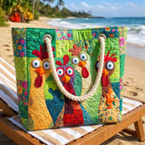 Artisanal Beach Bag | Funky Chicken Design