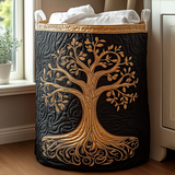 Arbre de la Vie | Panier à Linge Fait Main