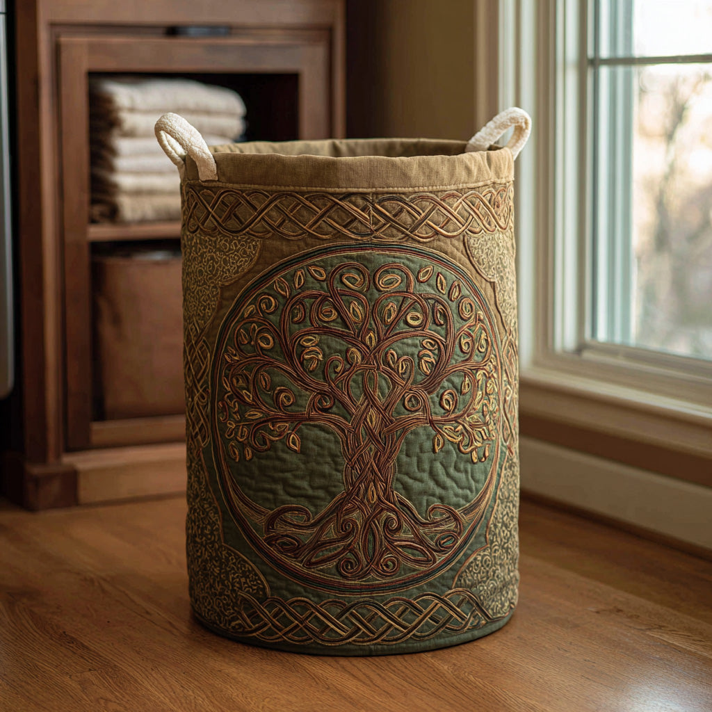 Arbre de la Vie | Panier à Linge Fait Main