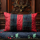 Housse de Coussin Matelassée - Cœur Festif
