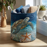 Panier Matelassé Tortue | Panier Fait Main