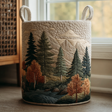 Vue Montagne | Panier à Linge Fait Main
