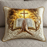 Housse de Coussin Rembourrée - Prière et Écriture