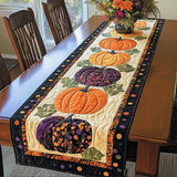 Chemin de Table Matelassé - Citrouille Épicée