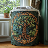 Arbre de la Vie | Panier à Linge Fait Main