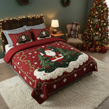 Jeu de lit matelassé de 3 pièces - Atelier du Père Noël