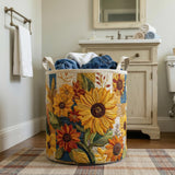Rêve de Tournesol | Panier à Linge Rembourré