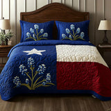 Ensemble de lit matelassé de 3 pièces - Fierté du Texas