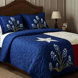 Ensemble de lit matelassé de 3 pièces - Fierté du Texas