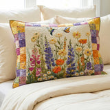Housse de Coussin Rembourrée - Floral Intemporel