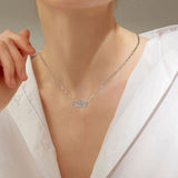 Collier Infini en Argent pour Animaux de Compagnie Toujours Connectés