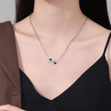 Chaîne de Pattes d'Amour Infini avec Zirconia