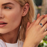 Bague ajustable et créative avec joli motif de patte