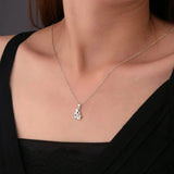 Collier porte-bonheur avec motif de chien (+ boucles d'oreilles GRATUITES)