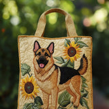 Sac à main à motif floral “Berger Allemand”