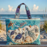 Sac à main artisanal matelassé "Étreinte de Tortue"