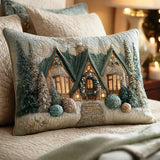 Housse de Coussin Matelassée - Matin de Verre